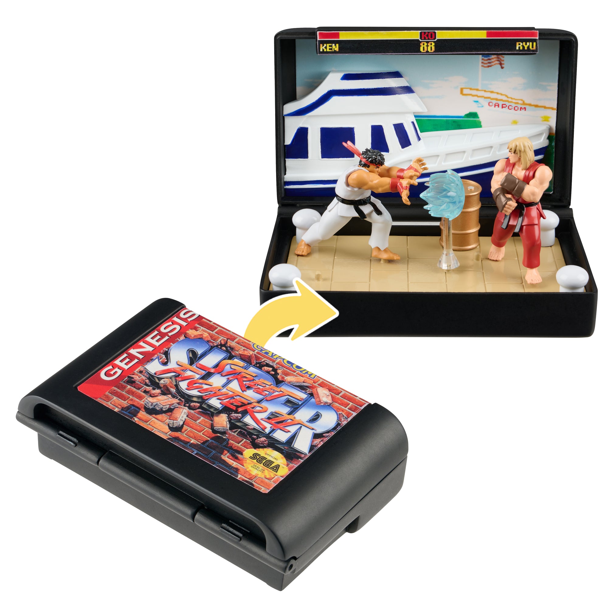 Console Heroes Street Fighter 2 Diorama